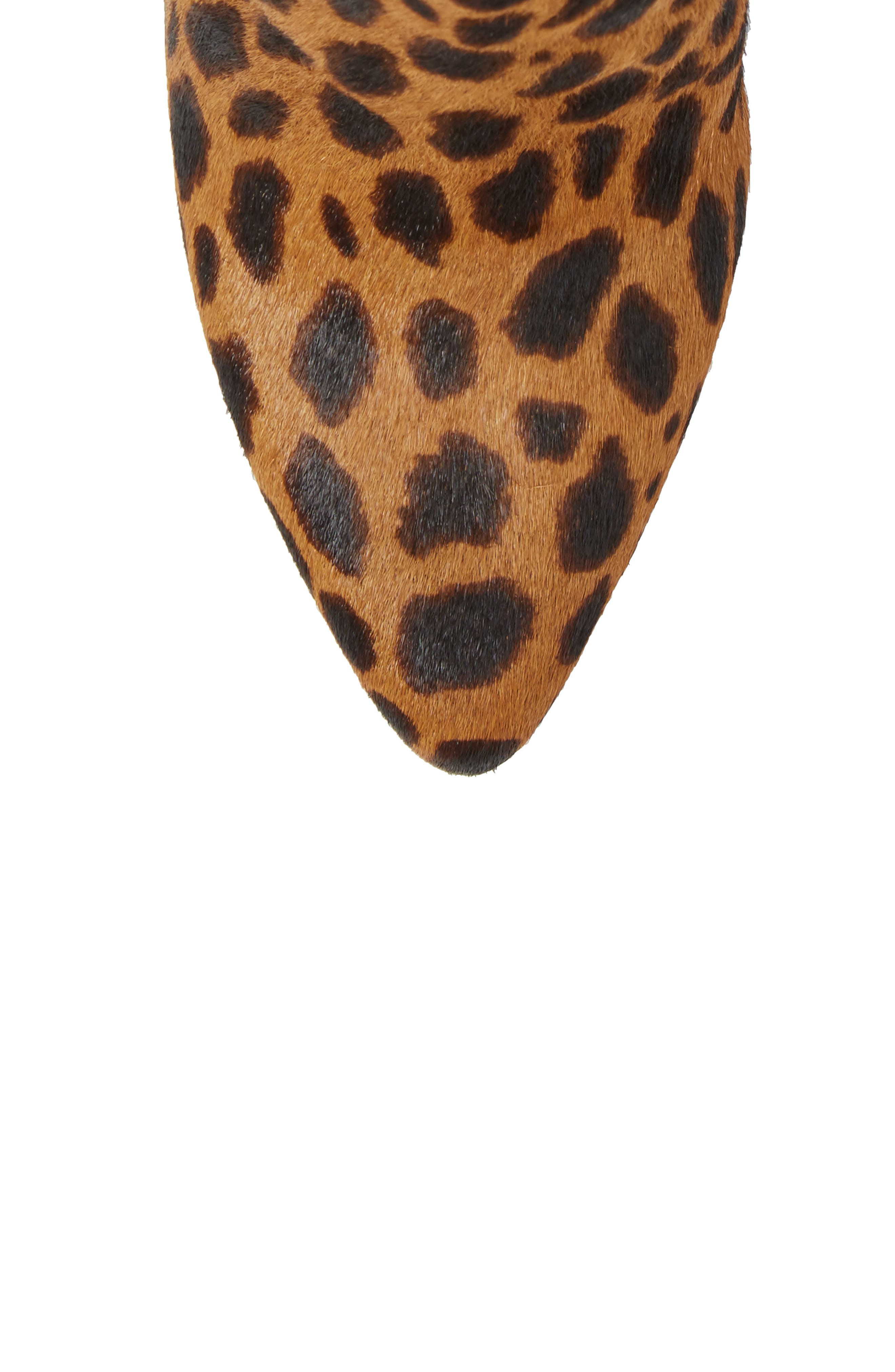 Britsy Bootie, Alternate, color, LEOPARD CALF HAIR