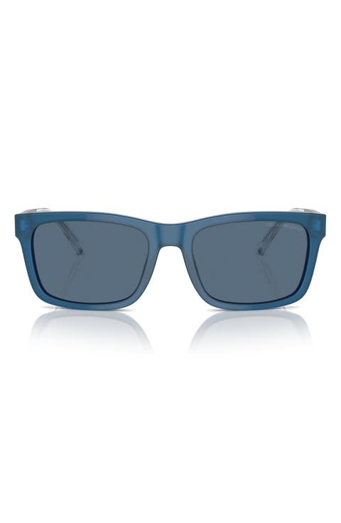 57mm Rectangular Sunglasses