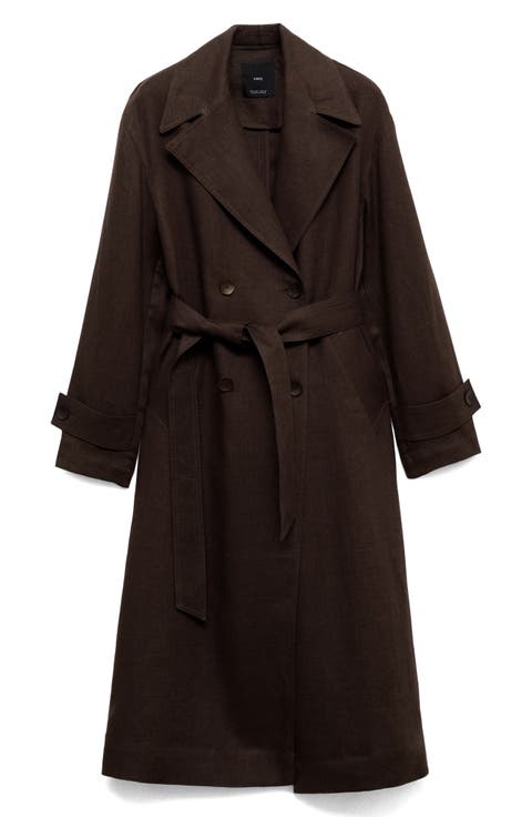 Linen Trench Coat
