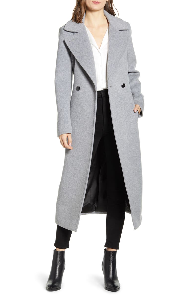 Mackage Evaline-S Long Wool Blend Coat, Alternate, color, 