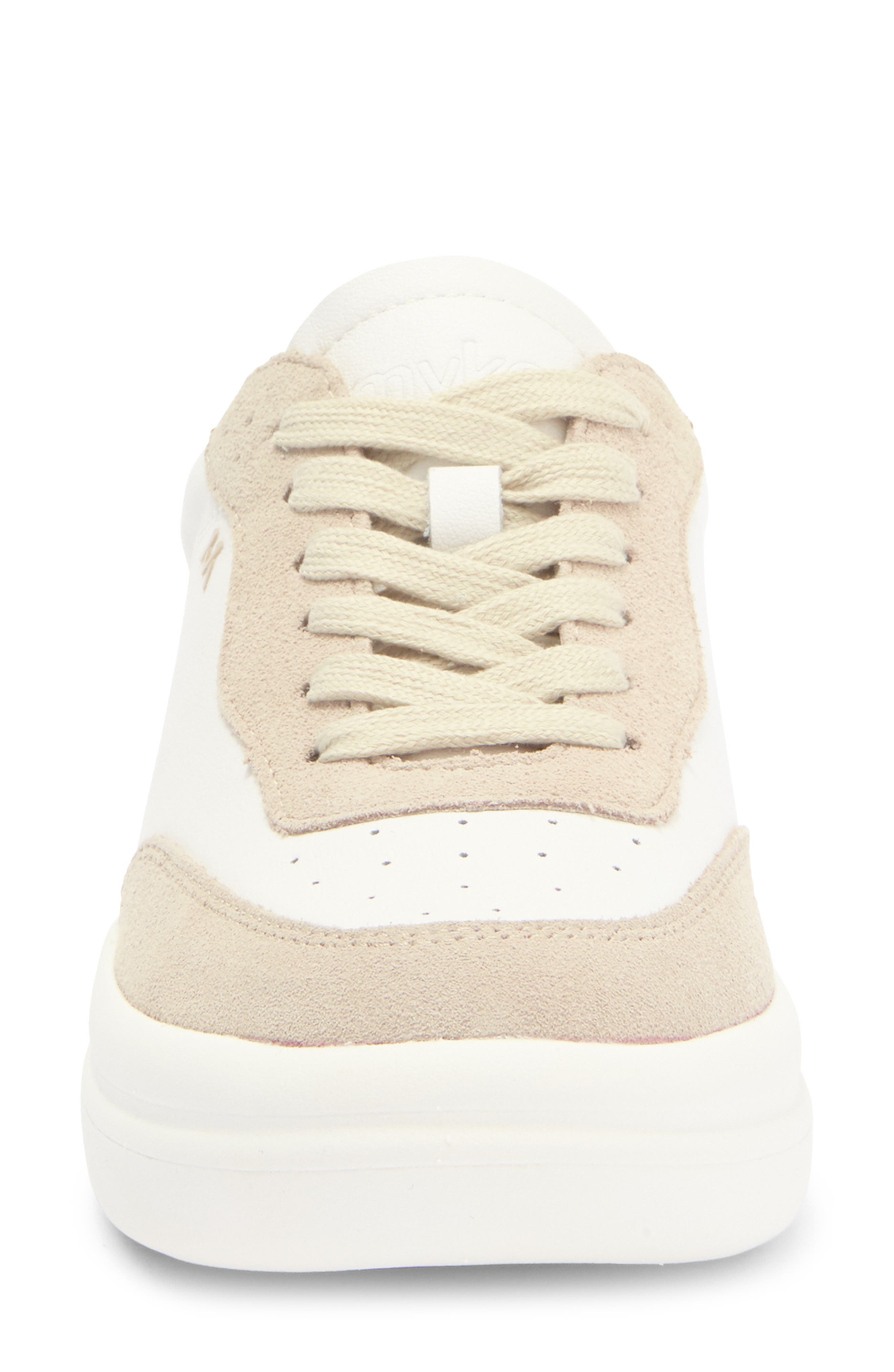 Mykos Nyla Platform Sneaker, Alternate, color, White/ Sand