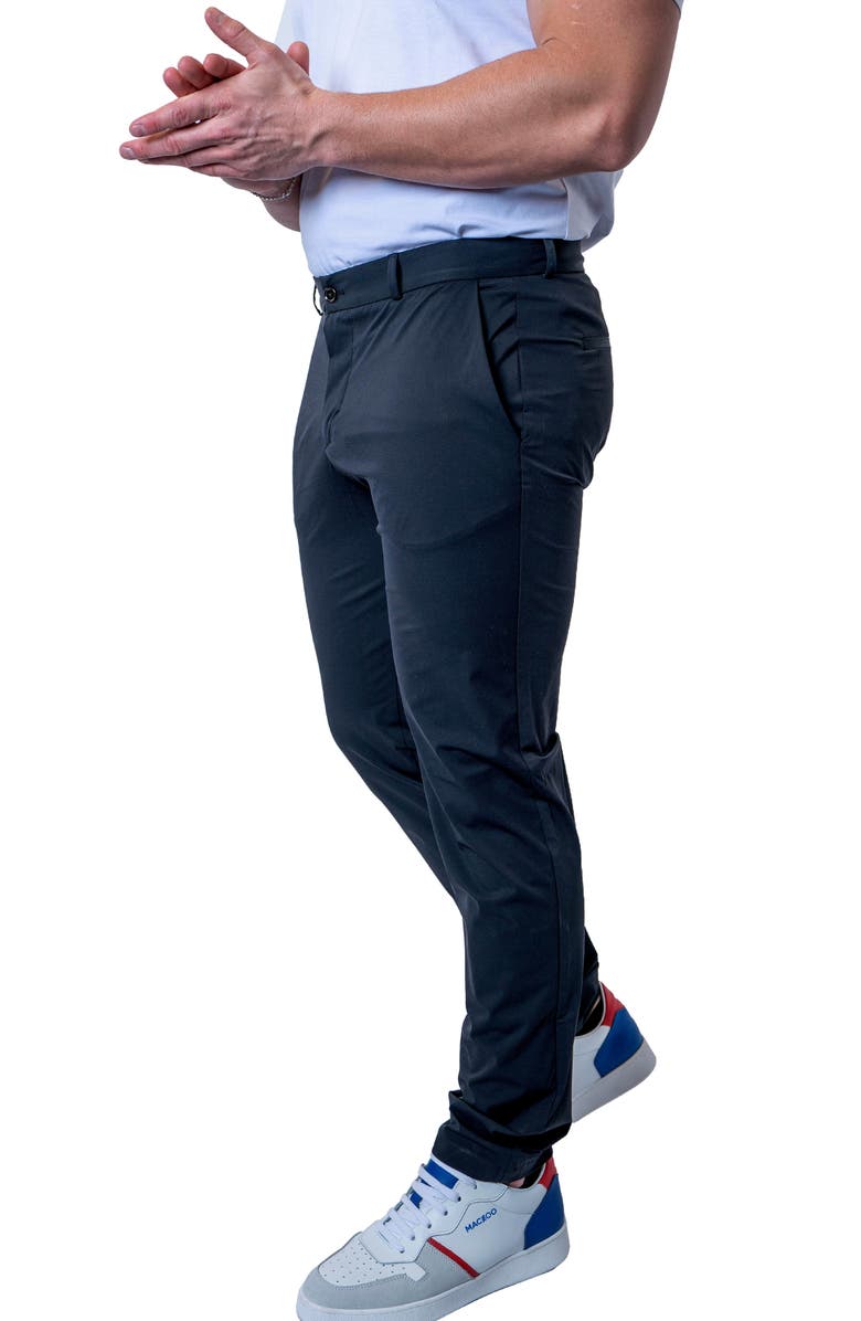 Maceoo Allday Slim Fit Pants, Alternate, color, Black