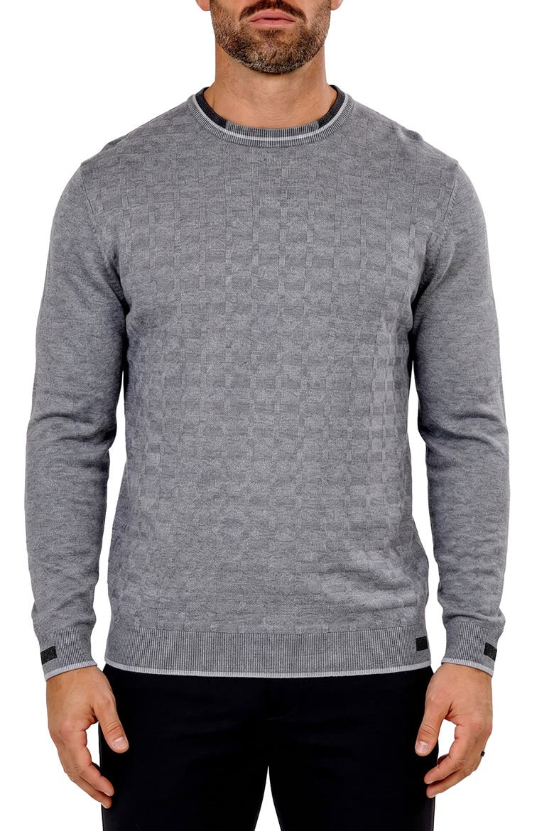 Unknowntwentyfour Crewneck Sweater, Main, color, GREY