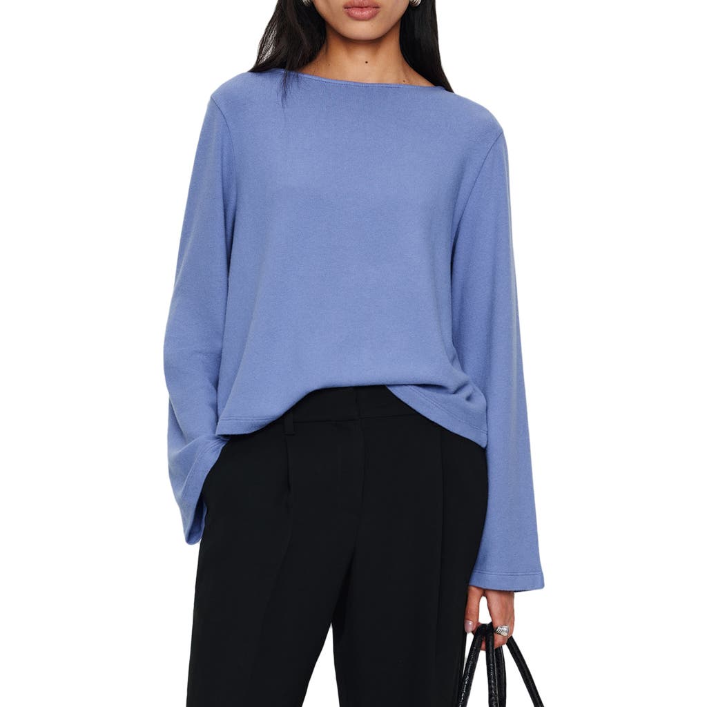 Reformation Eternity Knit Shirt In Blue