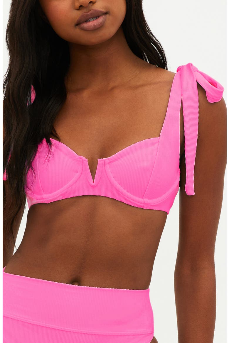 Blair Underwire Bikini Top, Main, color, NEON PINK