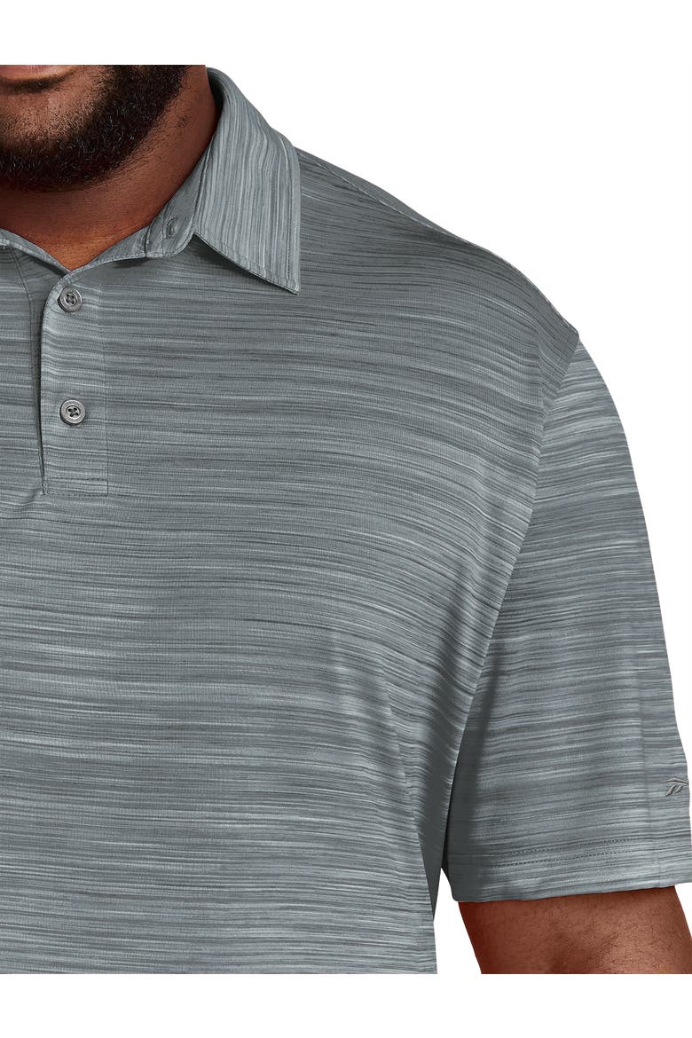 Performance Space-Dyed Polo Shirt, Alternate, color, DARK FOG