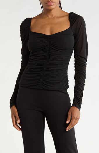 Princess Ruched Long Sleeve Top