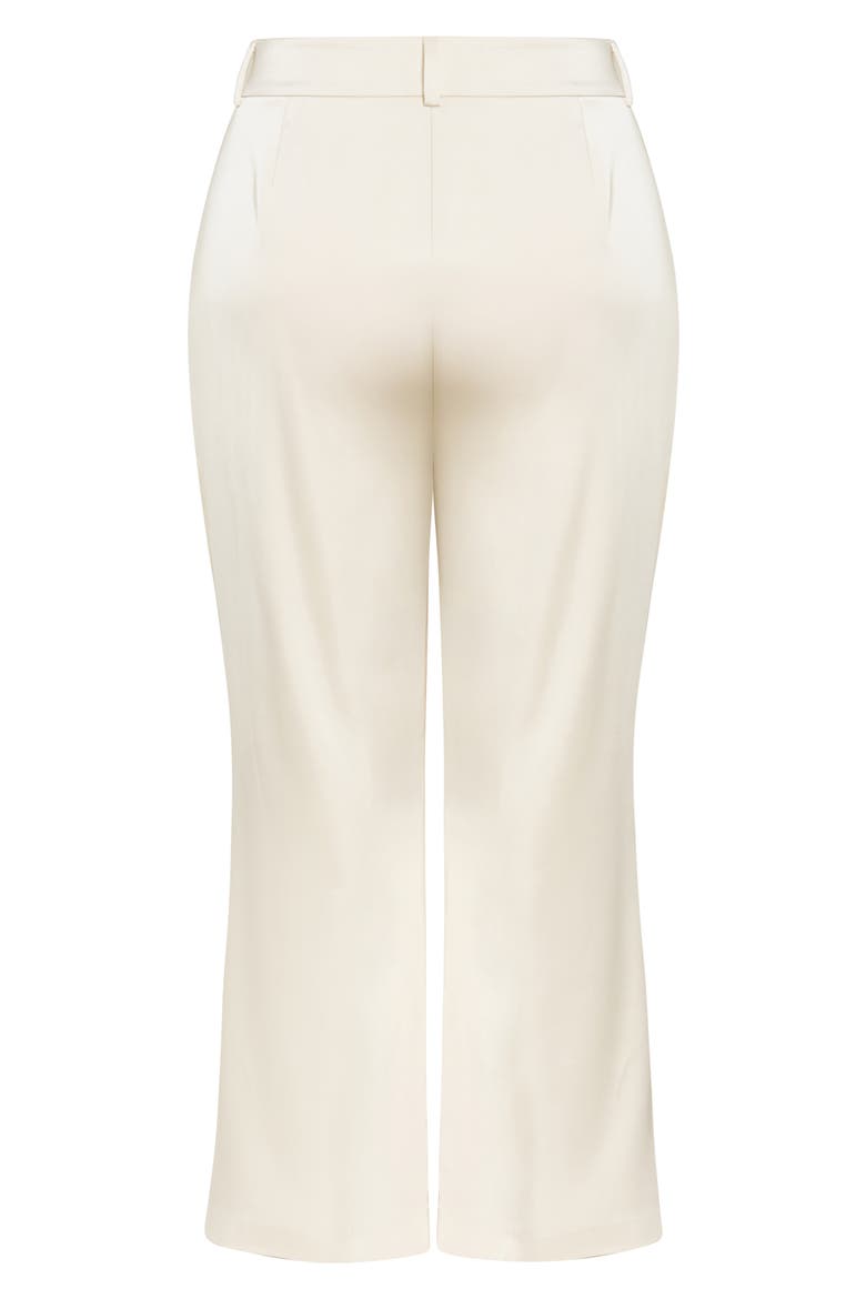 Rylie Wide Leg Satin Pants, Alternate, color, OAT