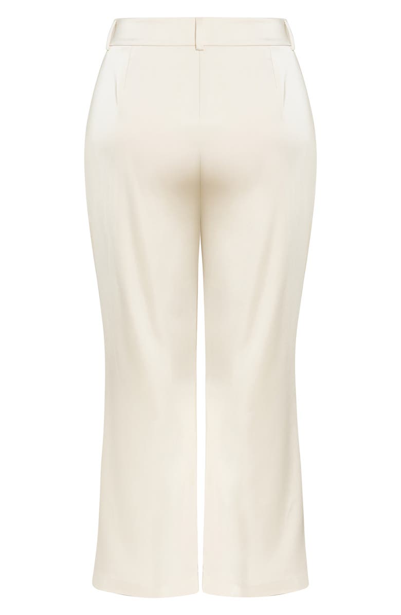 City Chic Rylie Wide Leg Satin Pants, Alternate, color, 