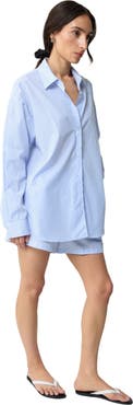 Almina Concept Oversized Cotton Shirt