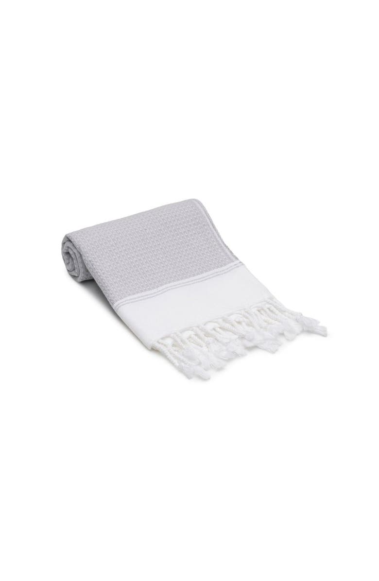 Oliviera Home Pria Turkish Cotton Hand Towel Bundle, Alternate, color, Light Gray
