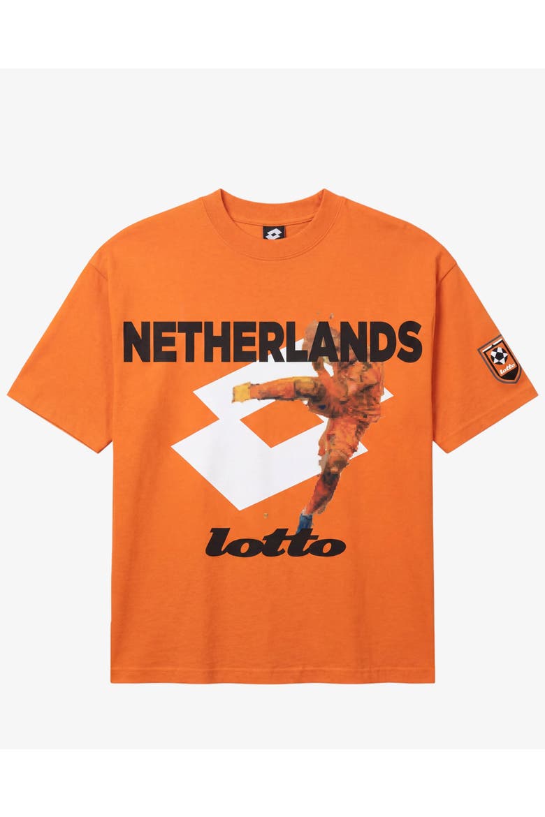 Match Report Tee Men's Shirt, Main, color, Orange - Holland