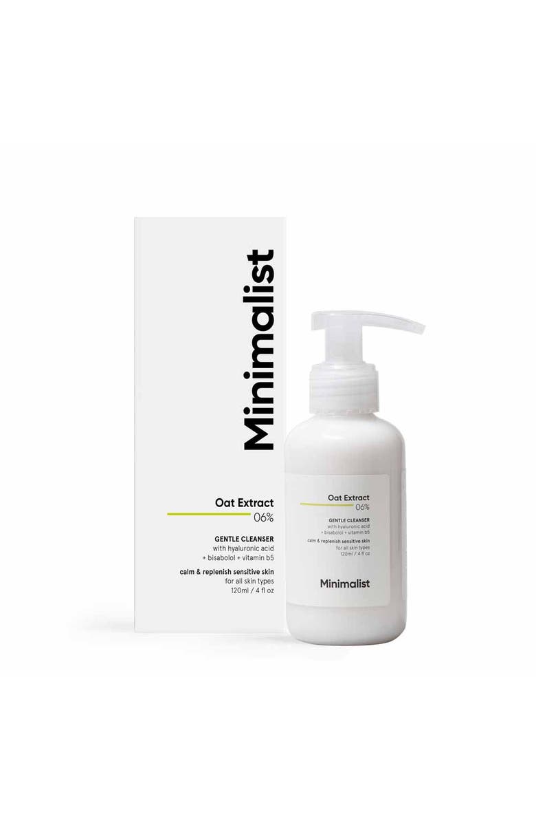 Minimalist Oat Extract 06% Gentle Cleanser, Main, color, 