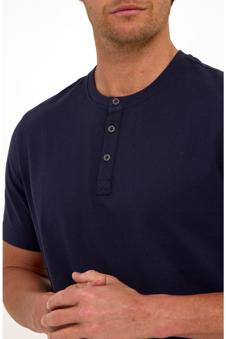 Shayne Luxe Jersey Henley, Alternate, color, STARGAZER
