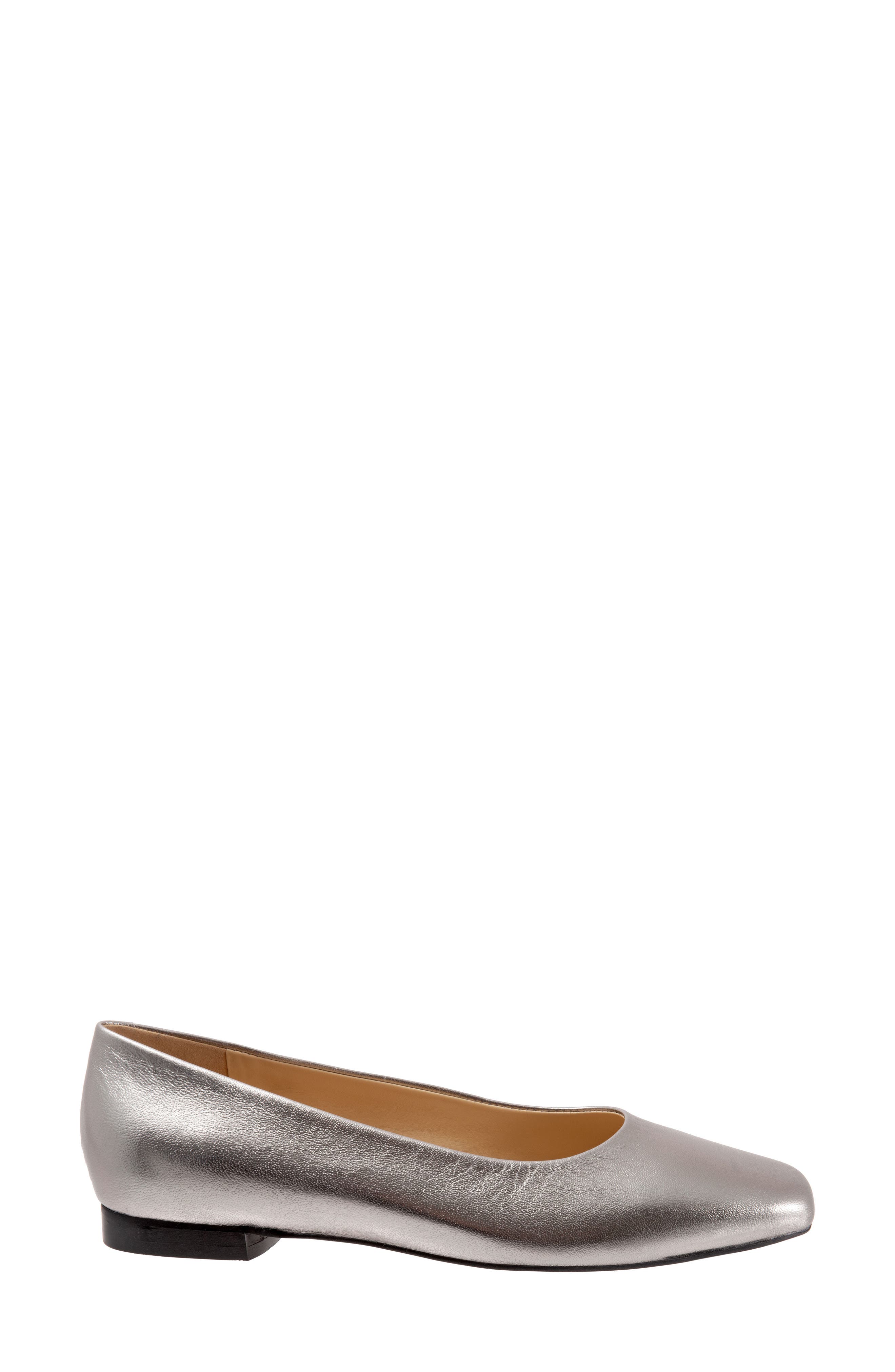 Honor Flat, Alternate, color, PEWTER LEATHER