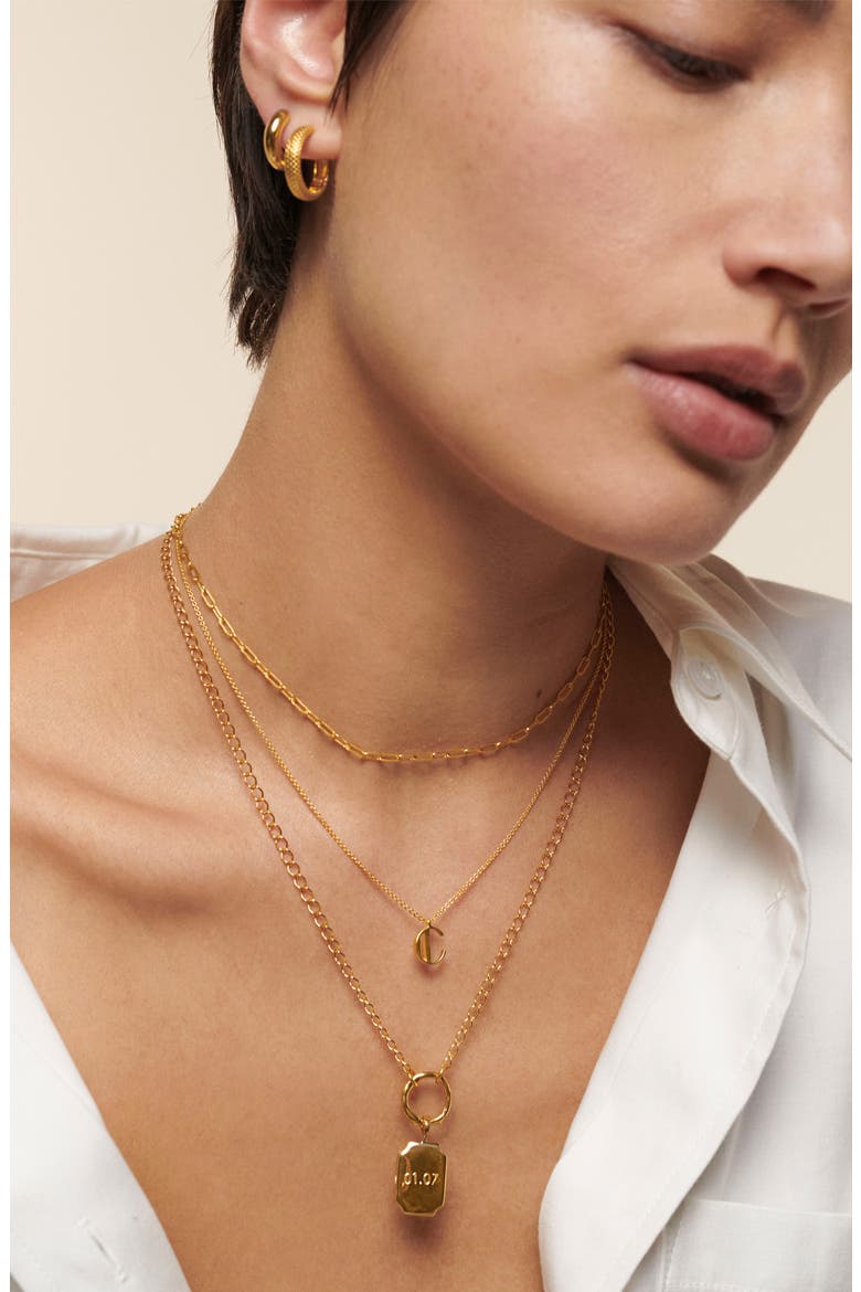 Essential Tube Huggie Hoop Earrings, Alternate, color, 18CT GOLD VERMEIL