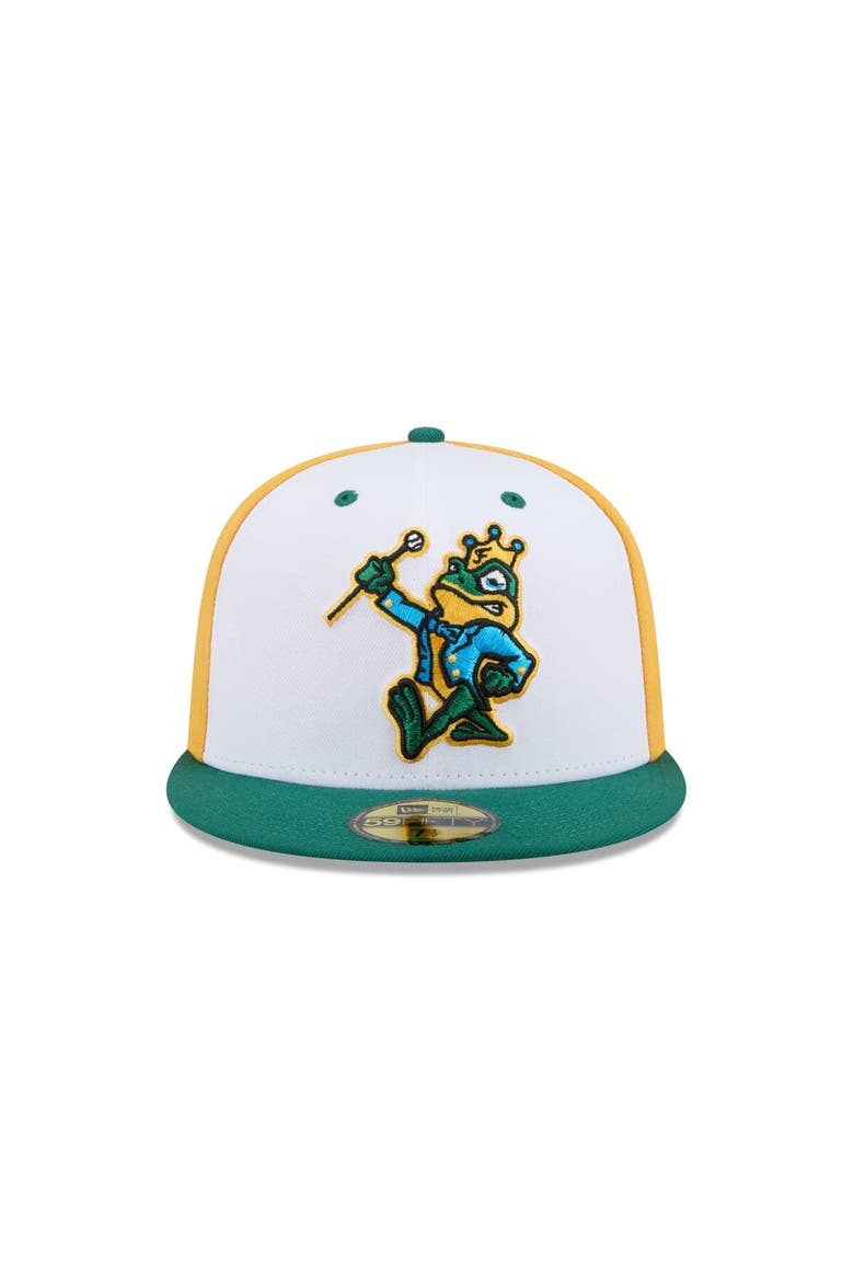 Men's New Era  Gold Fredericksburg Nationals Theme Nights 59FIFTY Fitted Hat, Alternate, color, Gold