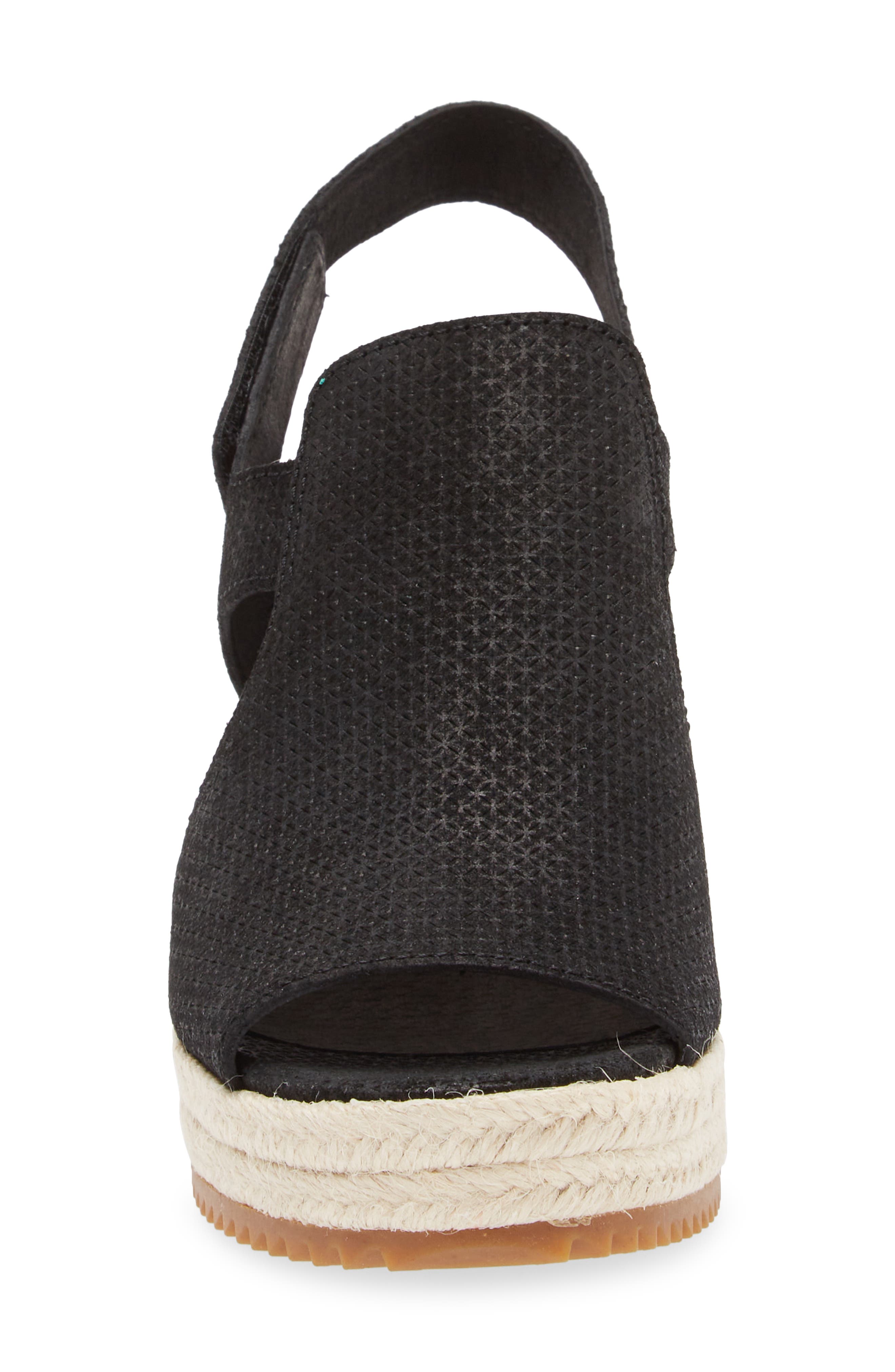 Eileen Fisher Wilda Slingback Espadrille Platform Wedge Sandal, Alternate, color, 