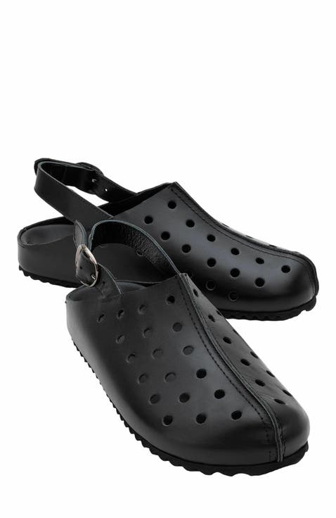 Justa Leather Clogs (Women)