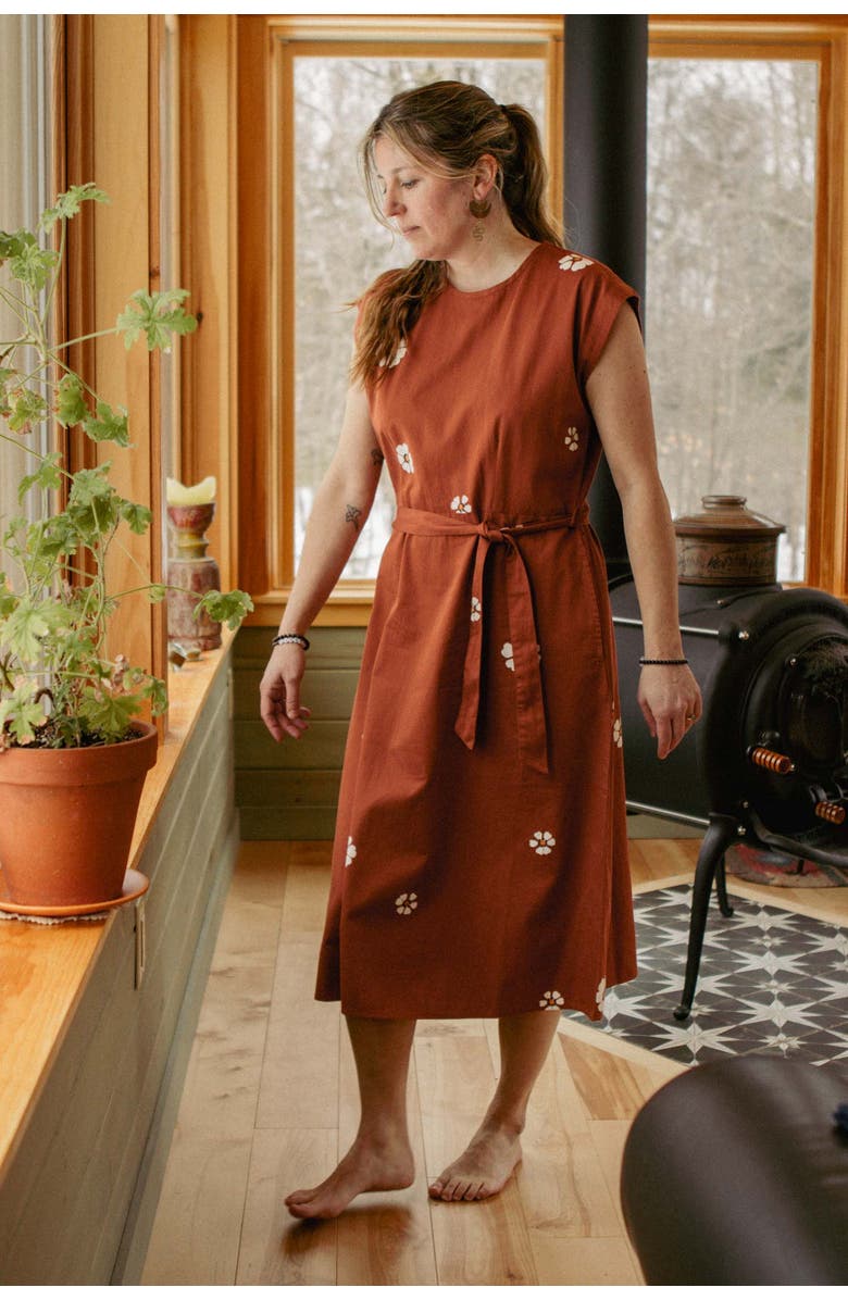 Bridge & Burn Eloise Dress, Alternate, color, Redstone Bloom