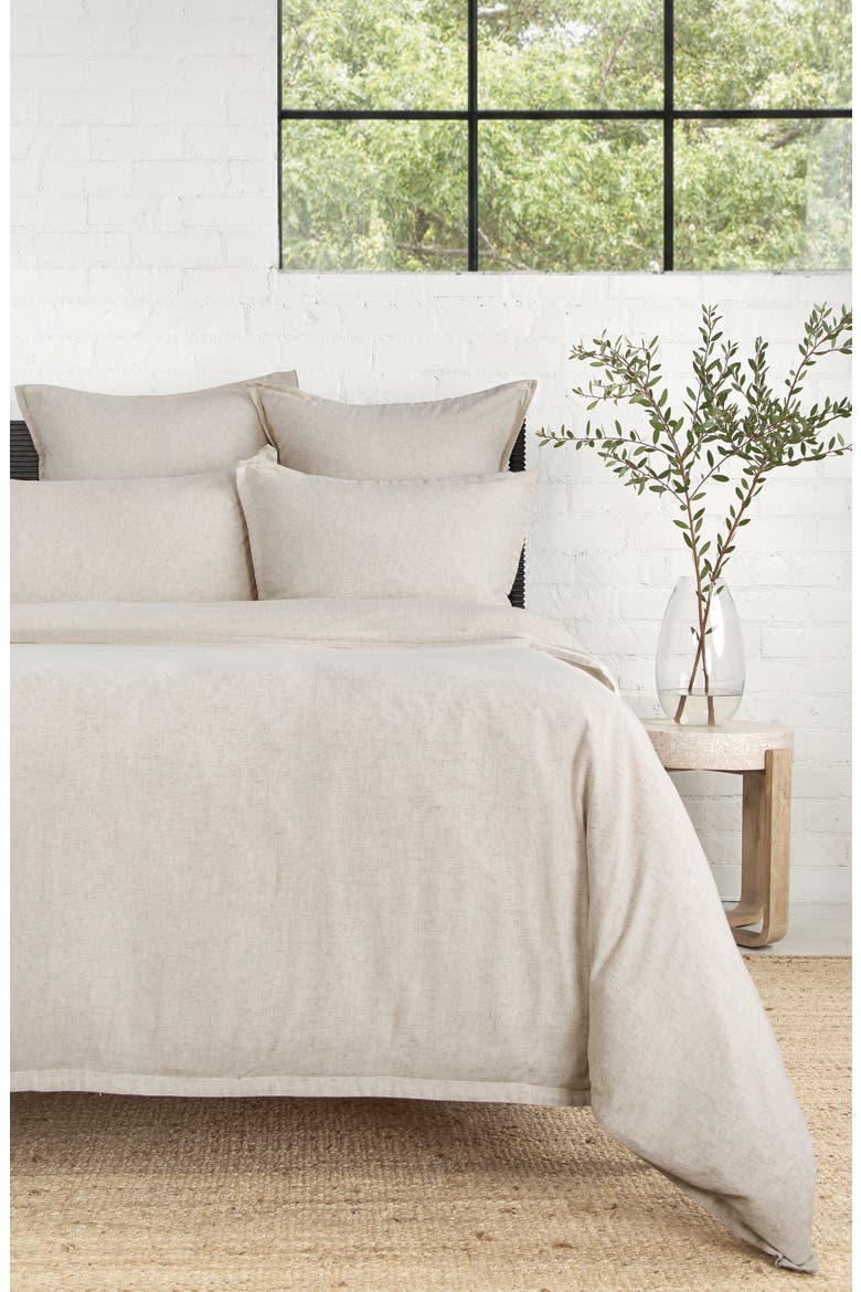 Georgie Duvet Cover, Main, color, NATURAL
