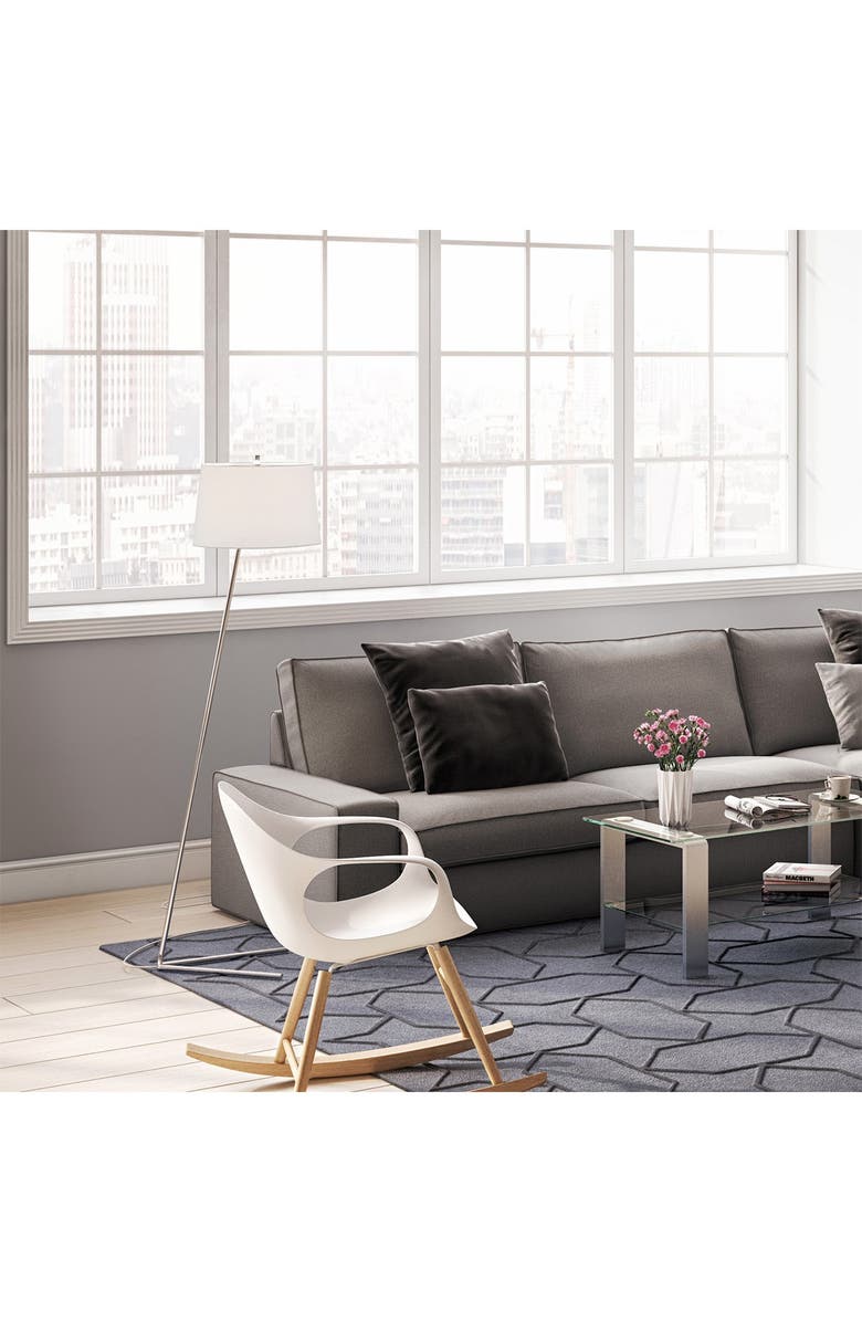 ADDISON AND LANE Markos Floor Lamp - Nickel, Alternate, color, 