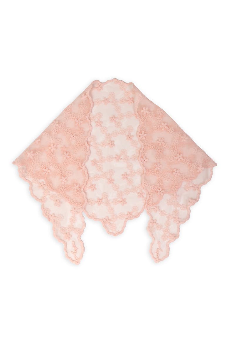 Floral Lace Bandana, Main, color, LIGHT PINK