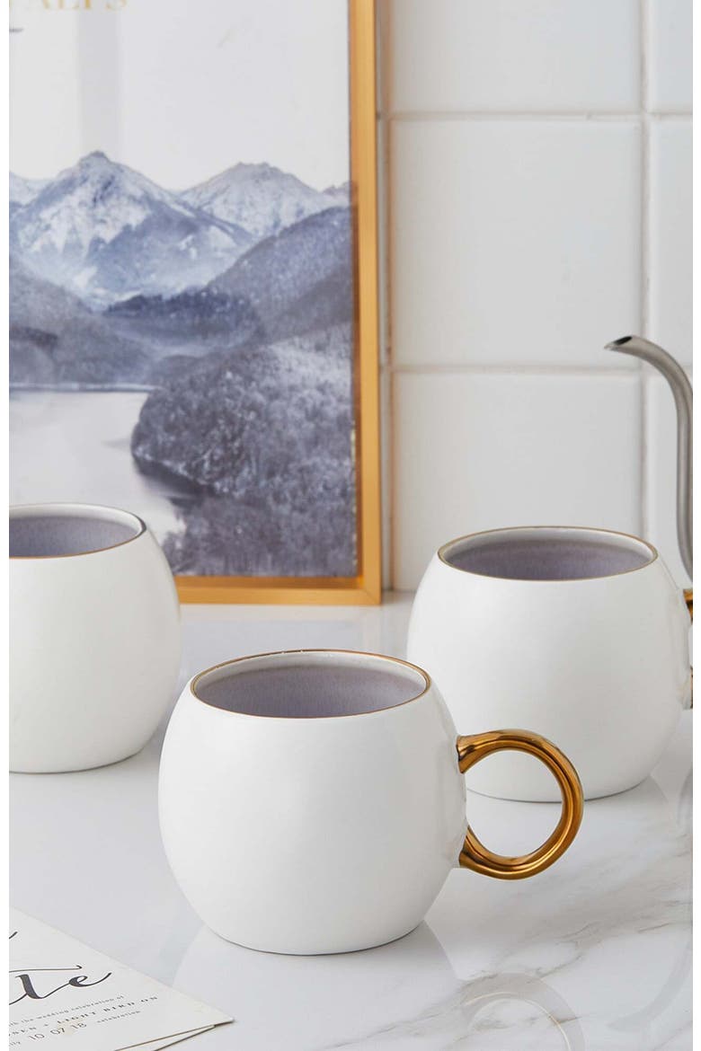 Josephine Porcelain 4-Piece Mug Set, Alternate, color, Lavender