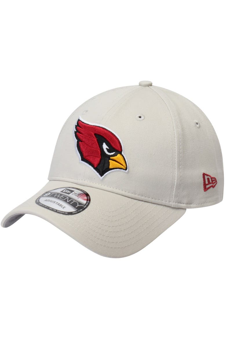 Men's New Era Khaki Arizona Cardinals Playmaker 9TWENTY Adjustable Hat, Main, color, Khaki