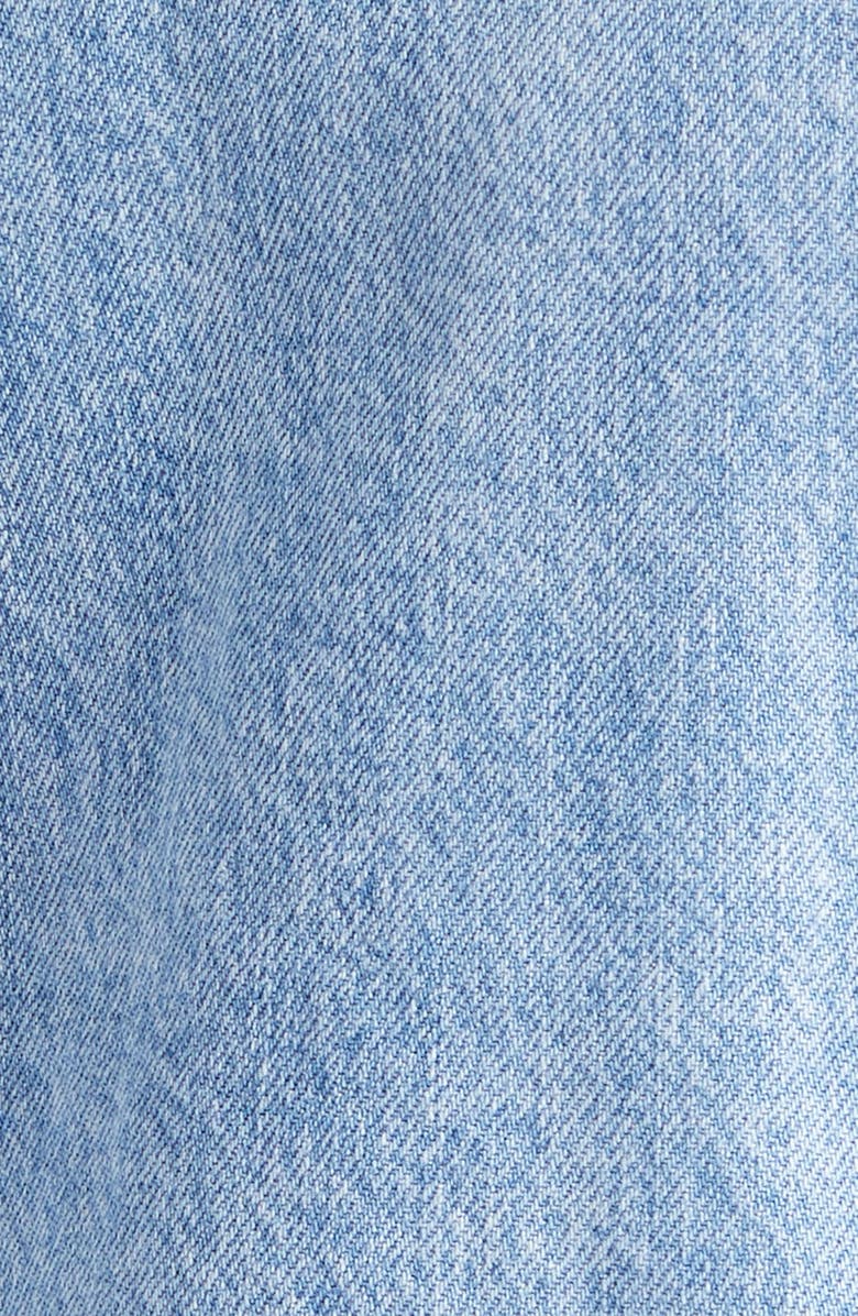 JW Anderson Padlock Strap Denim Trucker Jacket, Alternate, color, 