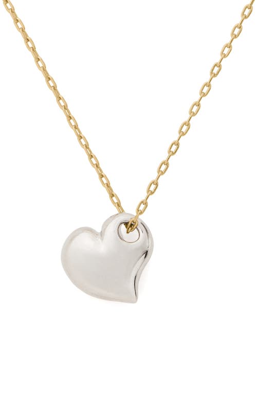 Kate Spade New York Heart Pendant Necklace In Gold