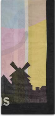 KARL LAGERFELD PARIS Paris Skyline Logo Scarf
