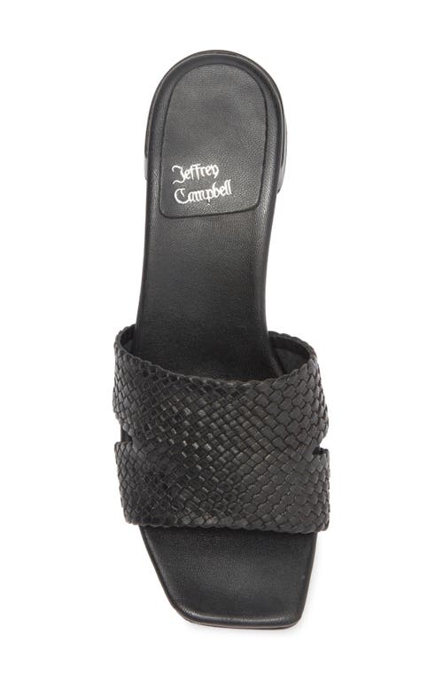 Jeffrey Campbell Coen Slide Sandal In Black