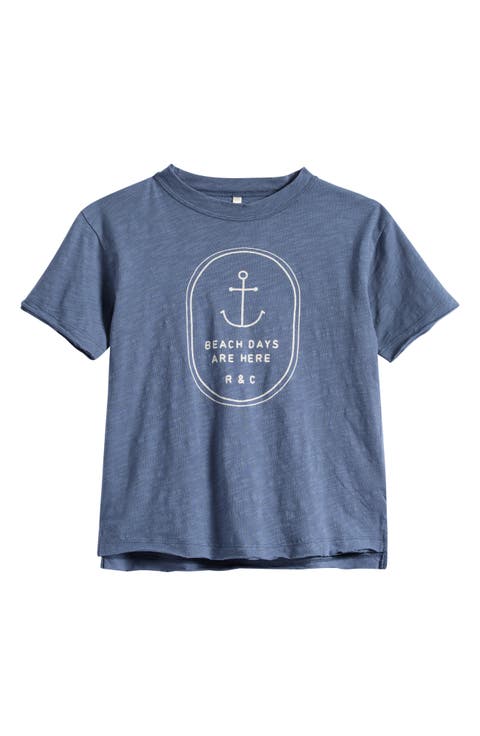 Kids' Raw Edge Beach Days Graphic T-Shirt (Toddler & Little Kid)