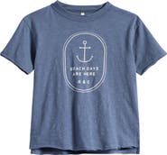 Rylee + Cru Kids' Raw Edge Beach Days Graphic T-Shirt