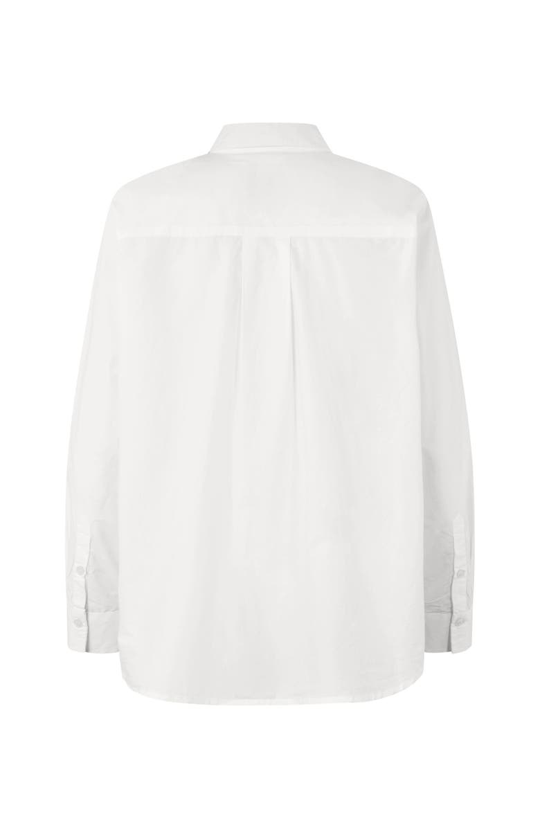Masai Copenhagen MaImma Long Sleeve Collared Shirt, Alternate, color, White