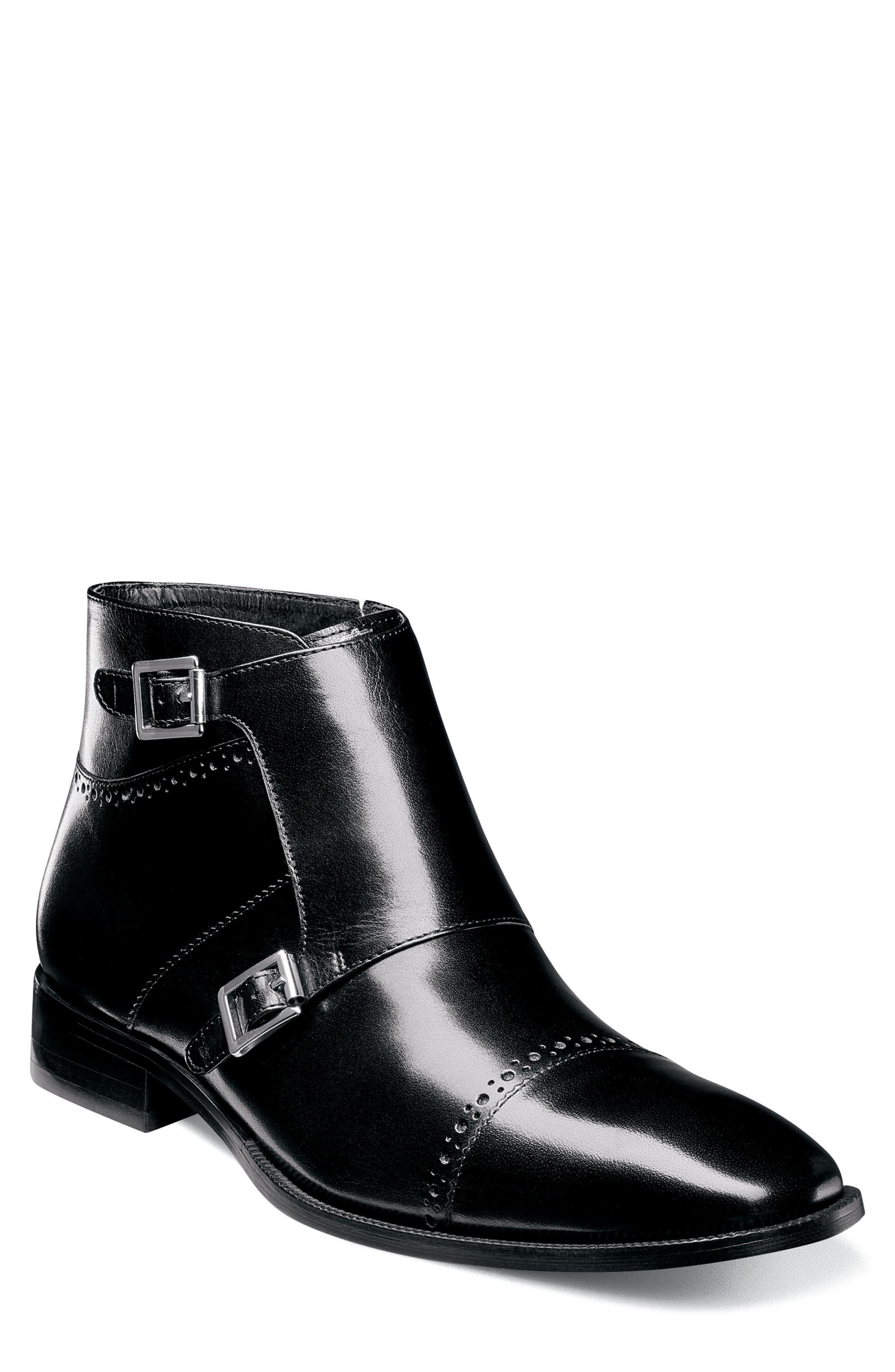 Stacy Adams Kason Double Monk Strap Boot, Main, color, 