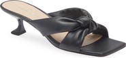 Stuart Weitzman Playa 50 Knot Kitten Heel Sandal
