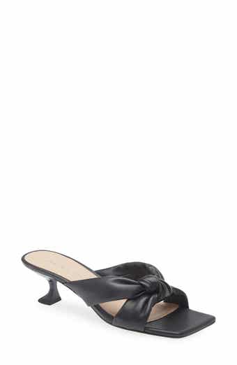 Stuart Weitzman Playa 50 Knot Kitten Heel Sandal