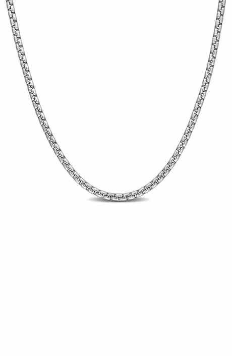 Box Link Chain Necklace, 1.10mm