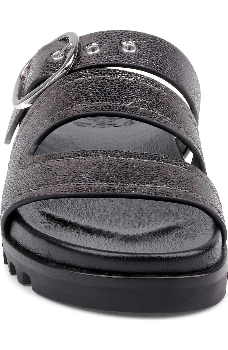 CLERAE Quasia Sandal, Alternate, color, Anthracite Metallic