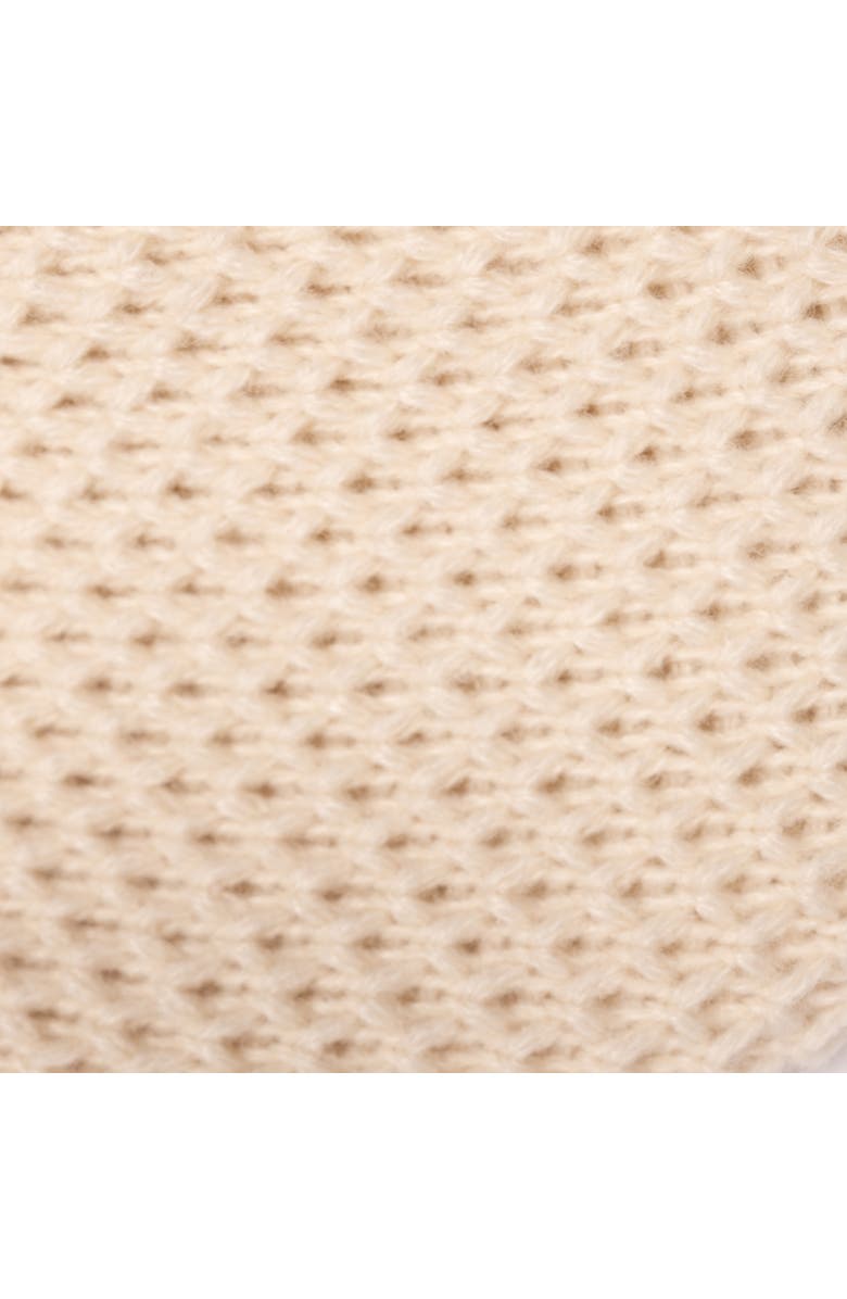 MUK LUKS Ballerina Slipper Sock, Alternate, color, Vanilla