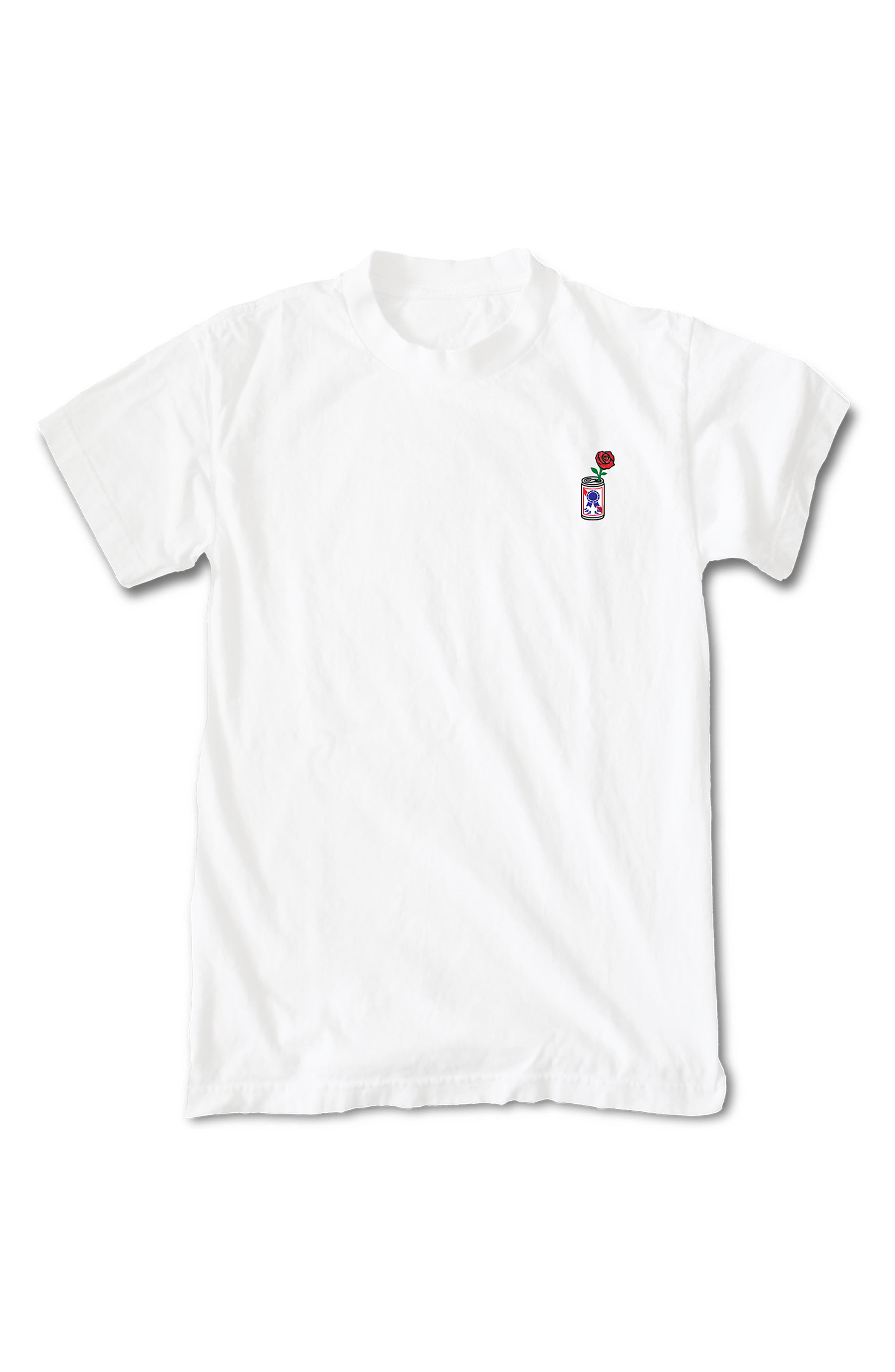 RIOT SOCIETY Beer Can Emblem Graphic T-Shirt