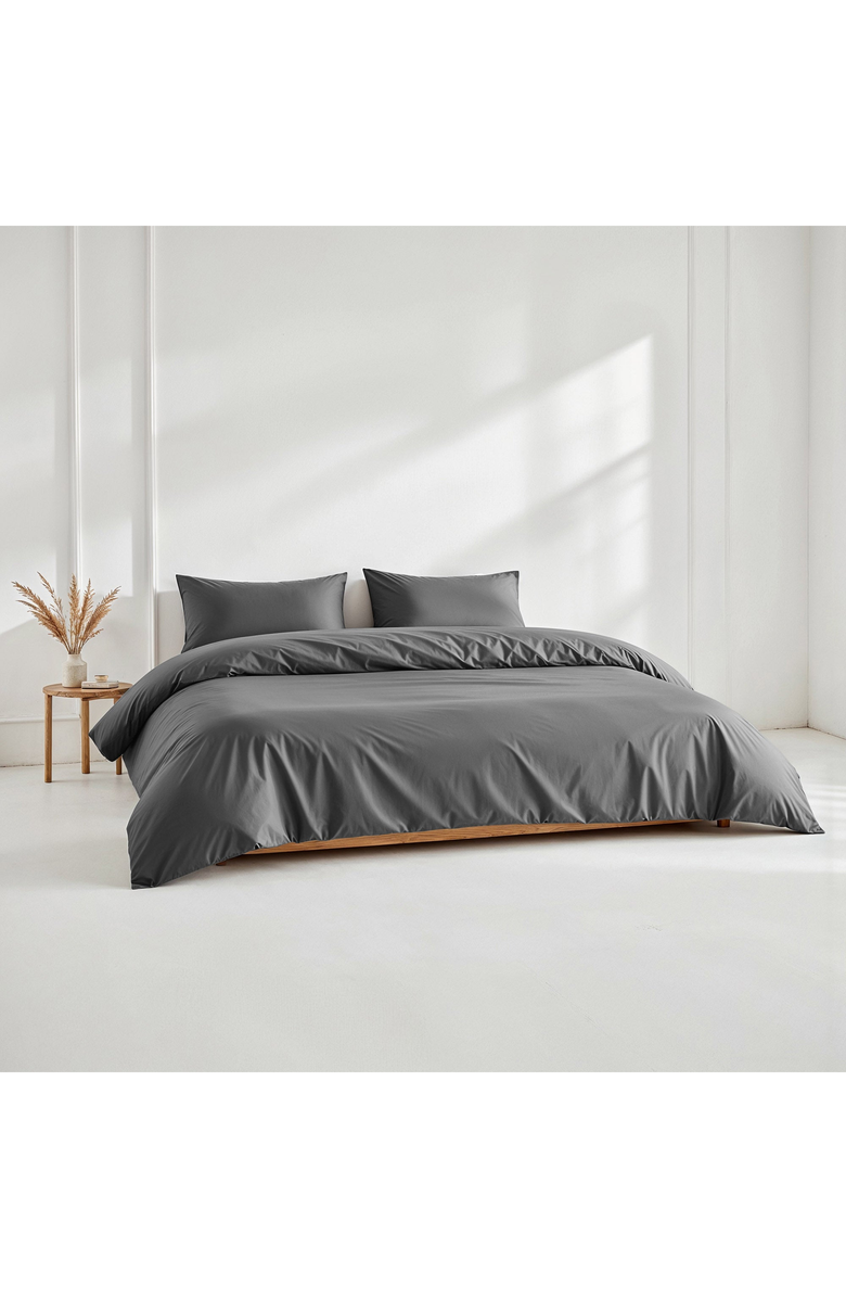 Italic Luxe Australian Sateen Bedding Bundle, Alternate, color, Charcoal