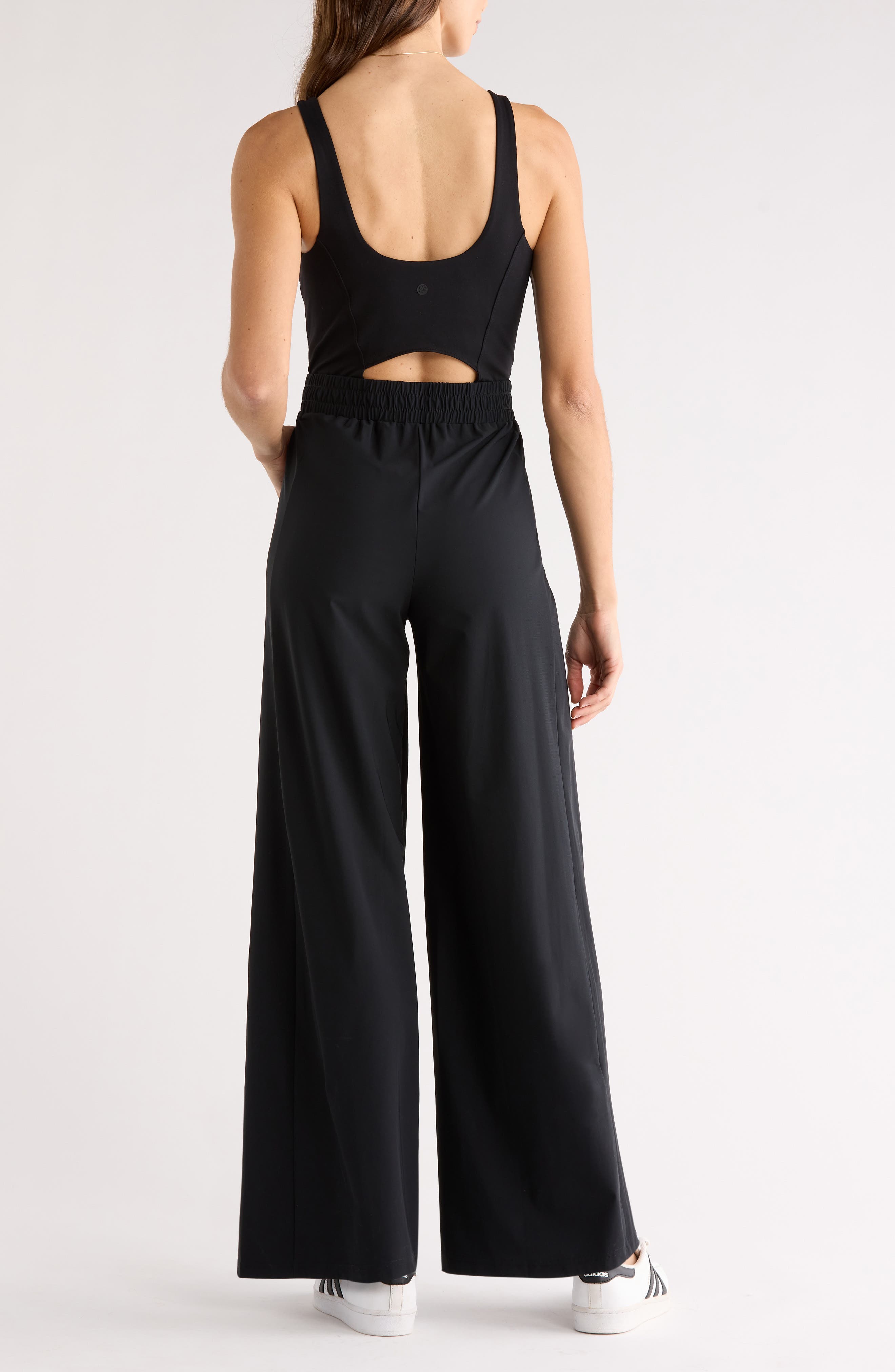  ジレ 黒 XS Zella Transit Wide Leg Jumpsuit (Women) | Nordstrom