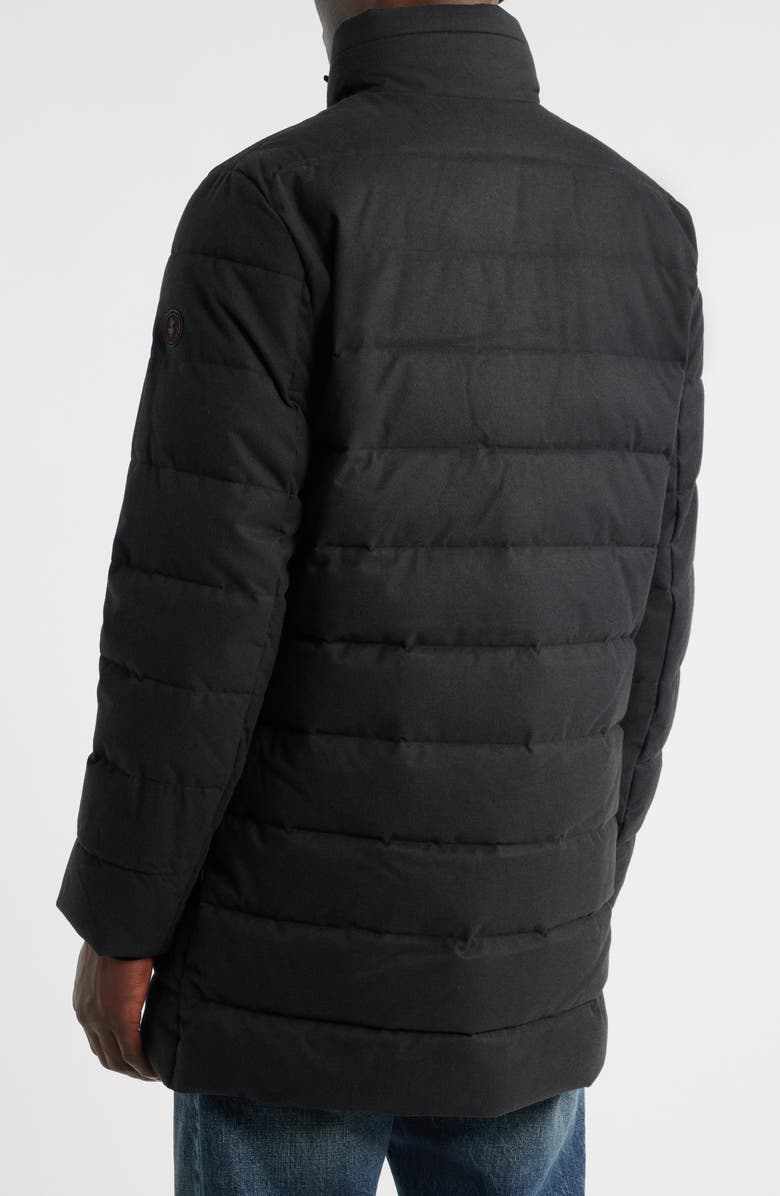 Save The Duck Gordon Puffer Jacket with Stowaway Hood, Alternate, color, Black Melange