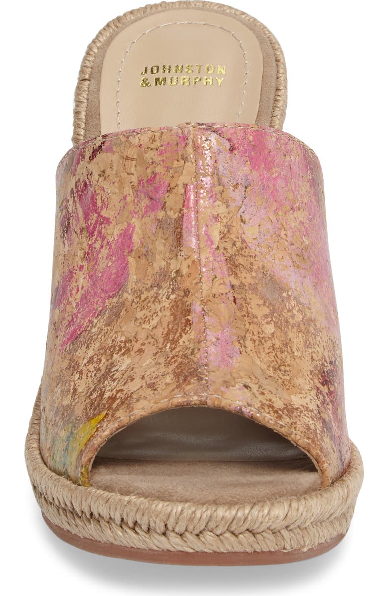 Johnston & Murphy Myrah Wedge Slide Sandal, Alternate, color,