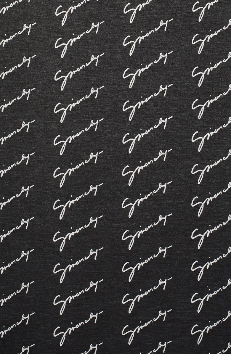 Givenchy Script Logo Silk Scarf, Alternate, color, 