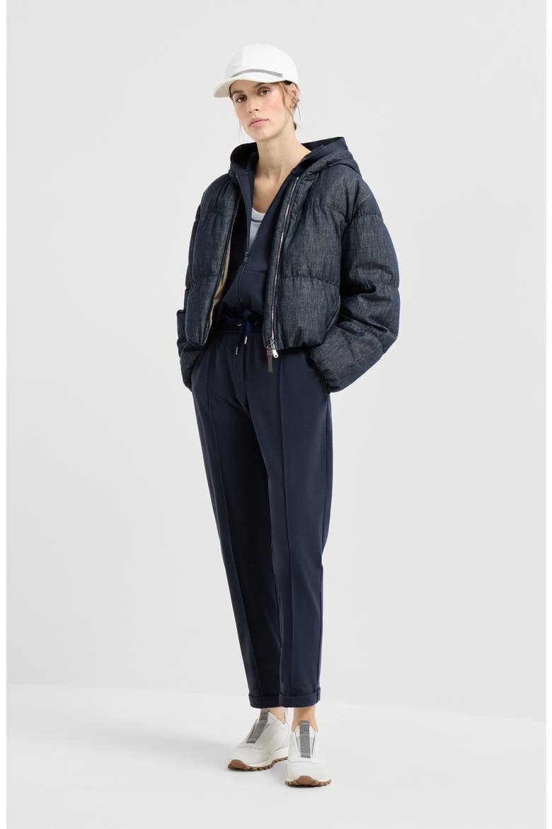 Track trousers with monili, Alternate, color, Blue