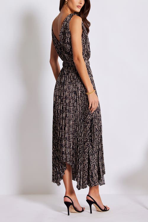 Bishop + Young Highbrow Pleat Dress In Multi